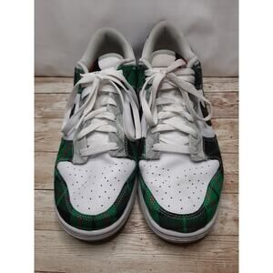 NIKE DUNK LOW "Tartan Plaid" RETRO PRM MENS SIZE 10 DV0827-100